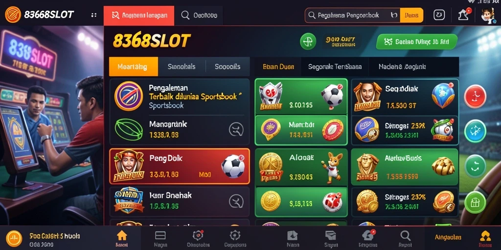 Gameplay menarik dan interaktif dalam aplikasi 8368SLOT.