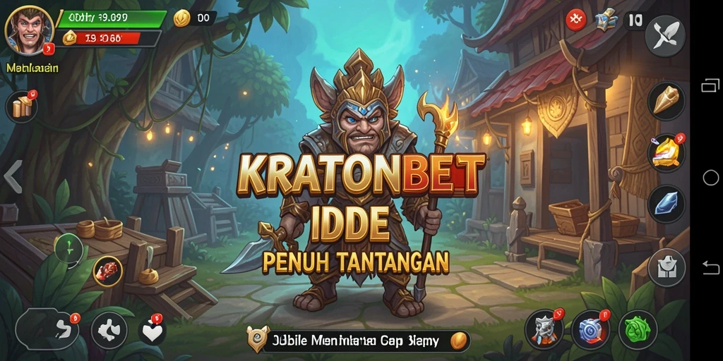 Tampilan gameplay KRATONBET yang menarik dengan mekanik Idle yang seru.