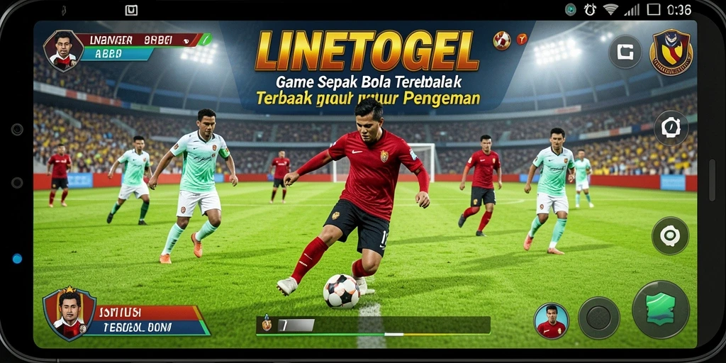 Tampilan menarik permainan sepak bola di LINETOGEL.