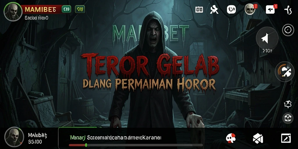 Tampilan menakutkan dari game MAMIBET saat gameplay berlangsung.