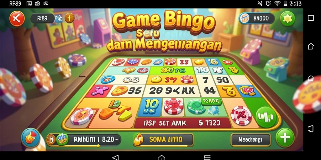 Tampilan gameplay Bingo di RR89 yang interaktif dan mengasyikkan.