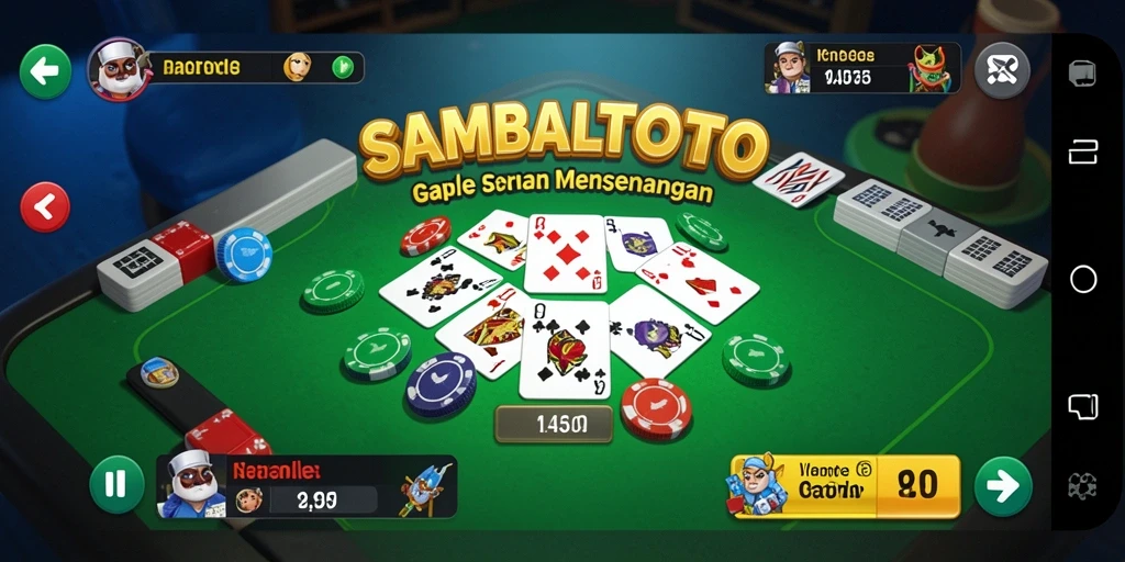 Tampilan gameplay seru di SAMBALTOTO dengan teman-teman.