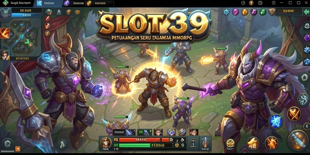 Menampilkan aksi mendebarkan dalam dunia MMORPG SLOT39.